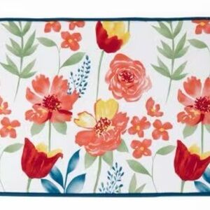 Garden Delight Bathroom Mat. NEW